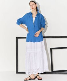 23区 L 【見上愛さん着用/洗える】ベアトップ パッド付き キャミソール