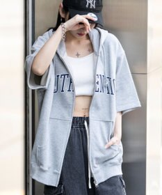 WEGO 【ユニセックス着用ITEM】カレッジロゴジップパーカー（SS）