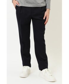 DAKS ツータックサイドベルトウールパンツ