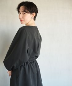 #Newans 【撥水】ボートネックリラクシーシャツ