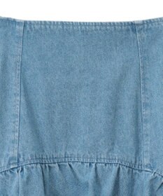 Green Parks ｄａｚｚｌｉｎ　デニムチュールレイヤードスカート