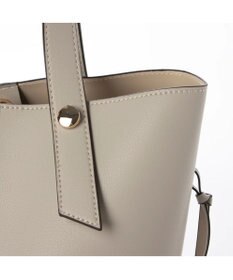 UNBILLION cachecache スタッズポイント両面合皮2wayトートバッグ