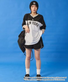 WEGO 【ユニセックス着用ITEM】別注MLBメッシュゲームグラフィックT（SS）