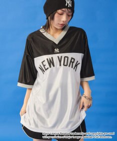 WEGO 【ユニセックス着用ITEM】別注MLBメッシュゲームグラフィックT（SS）