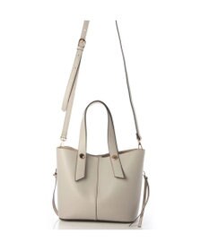 UNBILLION cachecache スタッズポイント両面合皮2wayトートバッグ