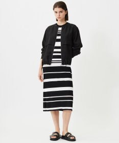 ICB 【洗える】 マルチボーダーワンピース