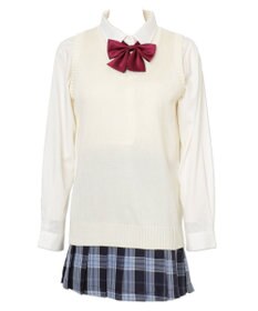 WEGO 【SCHOOLITEM】ベーシックニットベスト