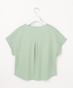 J.PRESS LADIES L 【2WAY】コットンスムース フレンチスリーブ カットソー