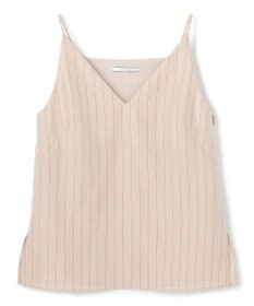 BEIGE， ERYTH / リネンストライプ キャミソール