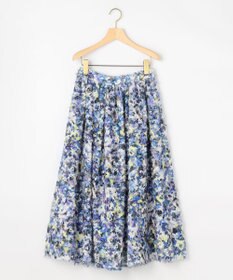 組曲 S ヘアリーフラワープリント スカート