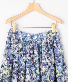 組曲 S ヘアリーフラワープリント スカート