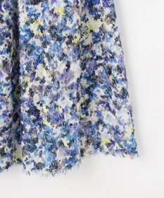 組曲 S ヘアリーフラワープリント スカート