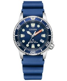 CITIZEN 【人気のボーイズサイズダイバー】電池交換不要の光発電エコ・ドライブ搭載ウオッチ
