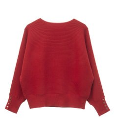 Green Parks もちやわ袖釦ドルマンニットプルオーバー