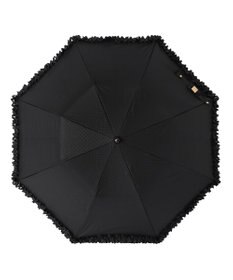 MOONBAT 【晴雨兼用日傘】LANVIN en Bleu (ランバン オン ブルー) 折りたたみ日傘 ドビーフリル 遮光 遮熱 UV