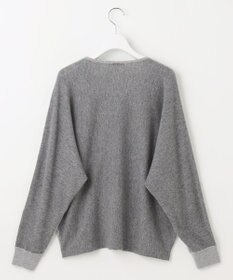 自由区 L 【カタログ掲載】ファインウールカシミヤドルマンシルエット ニット