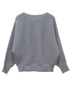 Green Parks もちやわ袖釦ドルマンニットプルオーバー