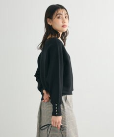 Green Parks もちやわ袖釦ドルマンニットプルオーバー