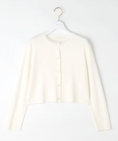 ANY SIS 【洗える】レースネックショートレングス カーディガン