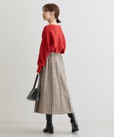 Green Parks もちやわ袖釦ドルマンニットプルオーバー