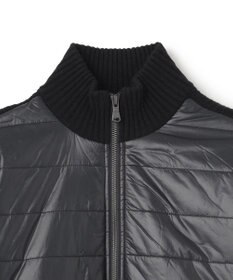 JOSEPH HOMME ニットブロックシルキーサテン　ニットブルゾン