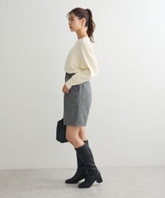 Green Parks もちやわ袖釦ドルマンニットプルオーバー