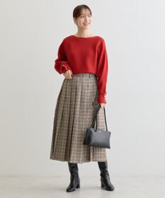 Green Parks もちやわ袖釦ドルマンニットプルオーバー