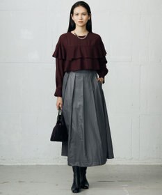 自由区 L 【カタログ掲載】TWハイツイストビエラフリル ブラウス