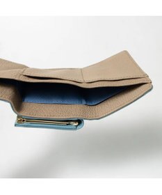 UNBILLION perche カラーコンビ3つ折り外ガマウォレット