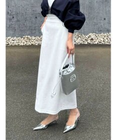 Green Parks バックスリットポンチスカート