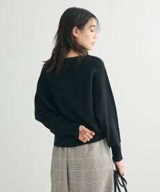 Green Parks もちやわ袖釦ドルマンニットプルオーバー