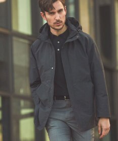 GOTAIRIKU 【ON/OFF兼用】ルミレットウール_スプリングフーデットパーカー