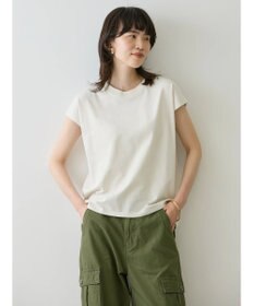 AMERICAN HOLIC 接触冷感フレンチスリーブカットプルオーバー