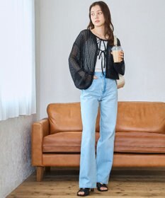 WEGO メッシュリボンカーディガン