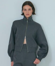 NAVE 【ReNAVE・洗える】スムースニット トラックジャケット