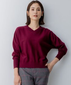 組曲 S 【WEB限定】Vネックドルマンスリーブ ニット