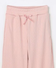 ANY KIDS ランダムリブ ワイドフレアパンツ