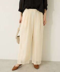 AMERICAN HOLIC 幾何学レースイージーパンツ