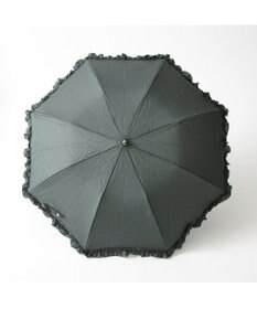 UNBILLION カシュネ cachenez / 【晴雨兼用】【日傘】 シャンプレーフリルトップレス折りたたみ傘