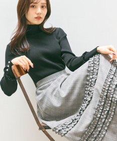 Feroux フレアギャザーチェック スカート