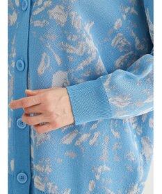 Green Parks ニュアンス柄ニットカーディガン