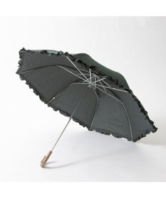 UNBILLION カシュネ cachenez / 【晴雨兼用】【日傘】 シャンプレーフリルトップレス折りたたみ傘