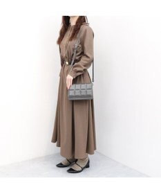 UNBILLION カシュカシュ cachecache / ブロック型押し2wayチェーンショルダー