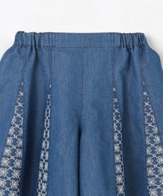 組曲 KIDS 【150-160㎝】レースコンビデニム キュロット
