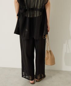 AMERICAN HOLIC 幾何学レースイージーパンツ