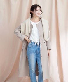 Tiaclasse 【洗える】ピンタックレースブラウス