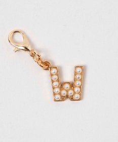 WEGO 【痛バ＆推し活グッズ】ゴールドパールアルファベットDIYチャーム17ｍｍ