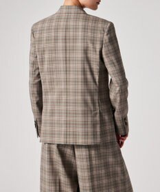 Paul Smith チェック ピークドラペル ダブルジャケット