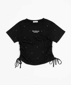 WEGO ビジューサイドドロストショートT