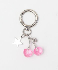 WEGO カラークリアチェリーキーホルダー